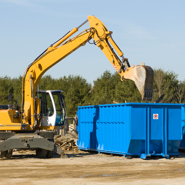 how many times can i have a residential dumpster rental emptied in Pine Mountain GA